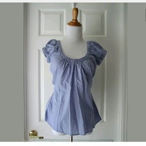 Banana baby doll top Blouse size S